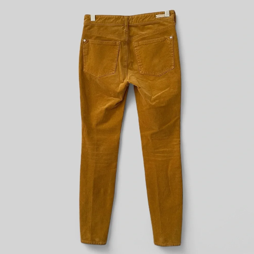 Anthropologie Pilcro Womens Velvet Feel Jeans Size 25 Marigold Skinny - Picture 3 of 10